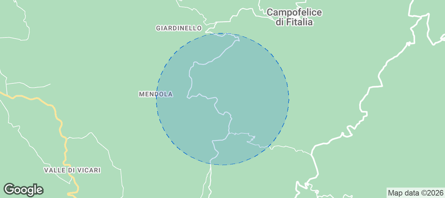 Metropolitan City of Palermo Airbnb map
